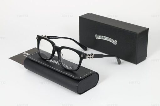 Gọng Kính Chrome Hearts Cao Cấp Nam Nữ Acetate Cox Ucker Sơn Tùng M-TP Full Box - Ảnh 4