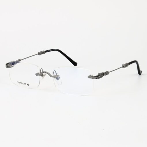 Gọng Kính Khoan Titanium Cao Cấp Chrome Hearts POLLS III - Ảnh 1