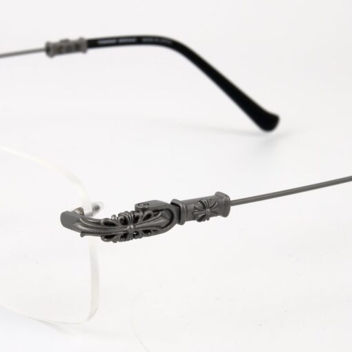 Gọng Kính Khoan Titanium Cao Cấp Chrome Hearts POLLS III - Ảnh 4