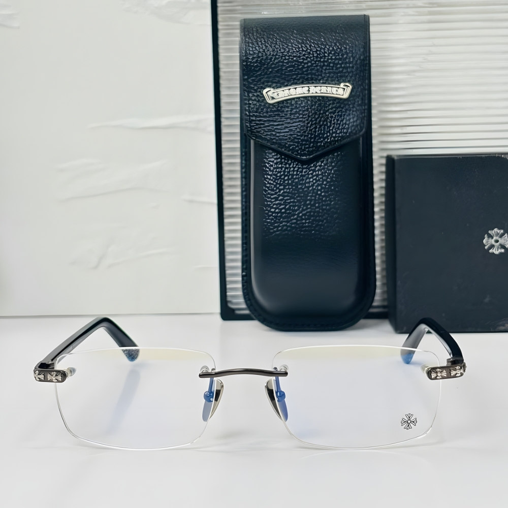 Kính Không Gọng Chrome Hearts Topssi - Bản Đẹp Sắc Nét Nhất Thị Trường - Full Box